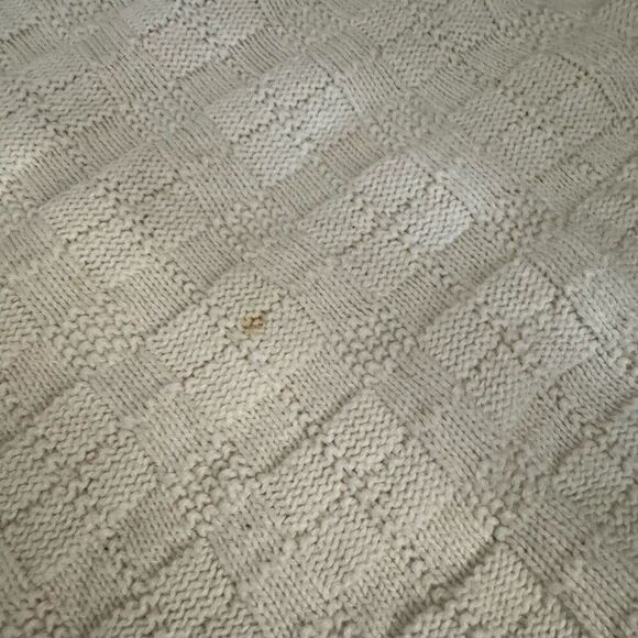 Lake Harmony Men’s Round Neck Square Knit Sweater Size XL 100% Cotton - Picture 9 of 11